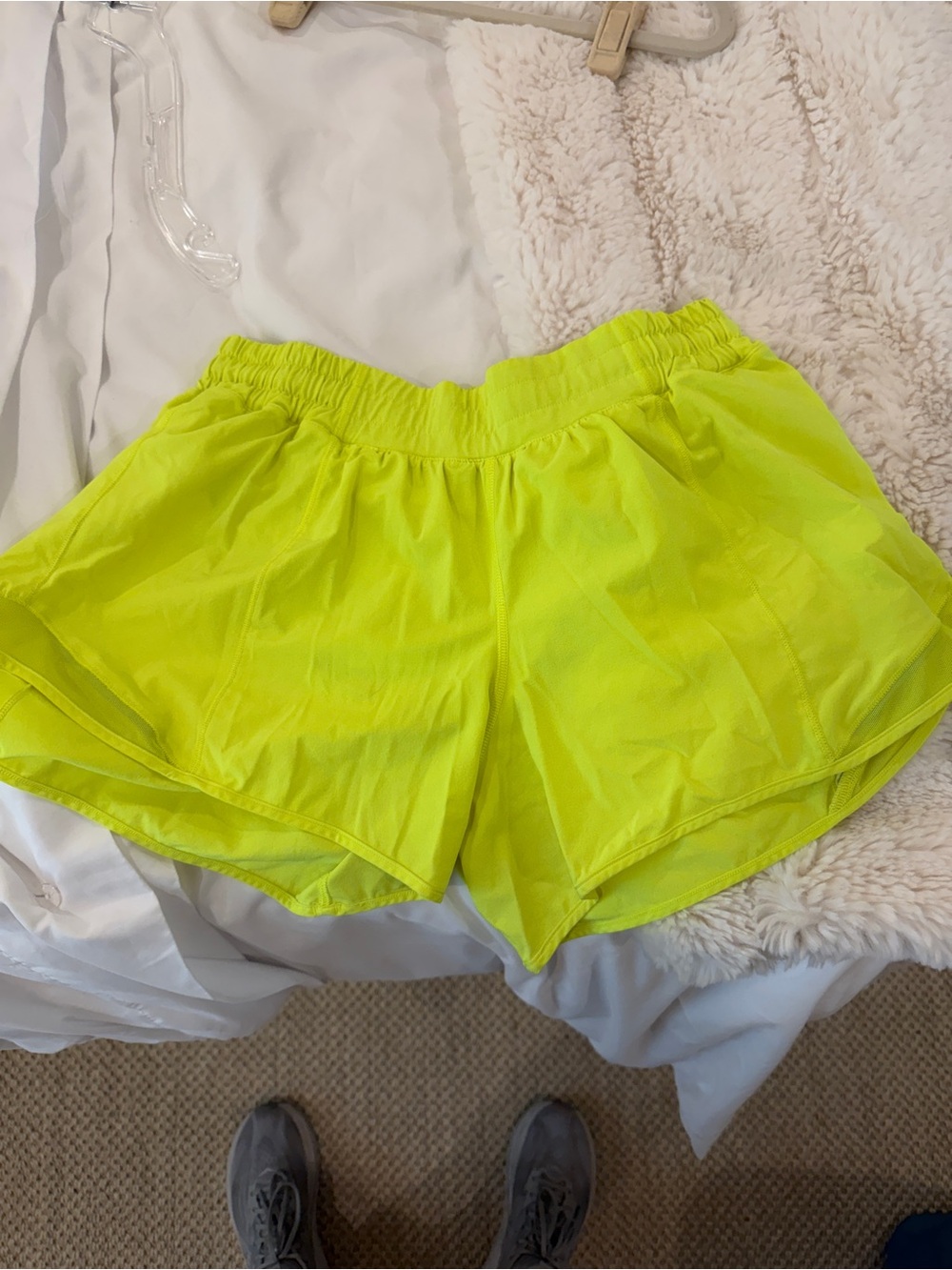 lululemon athletica Neon Lime Women’s Athletic Shorts